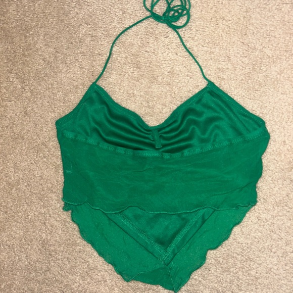 SHEIN Green Crop Top - Picture 2 of 3